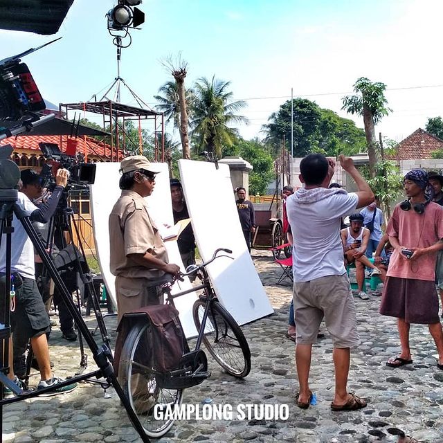 Proses Syuting di Studio Gamplong